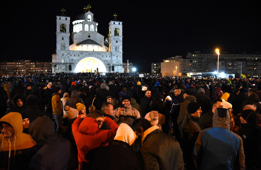 Večeras u Podgorici