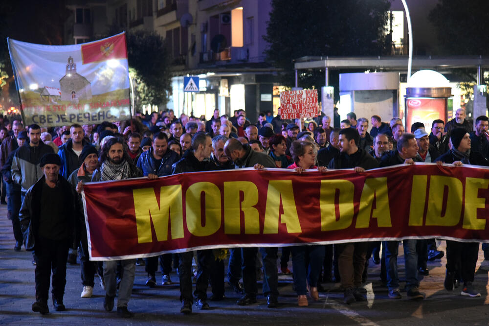 Sa protesta 1. februara, Foto: Boris Pejović