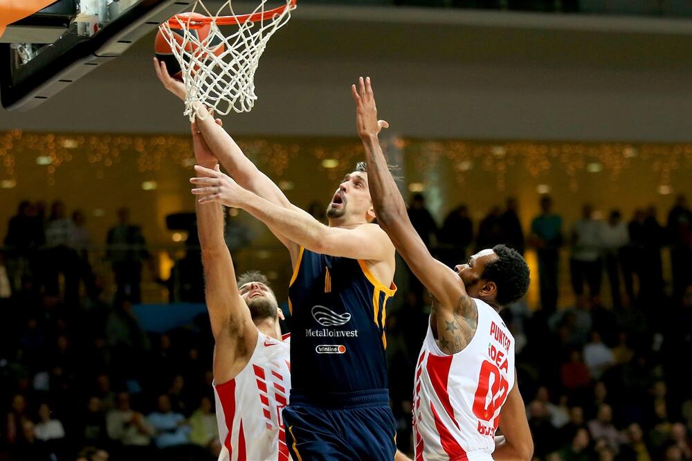 Šved pok košem Crvene zvezde, Foto: Euroleague