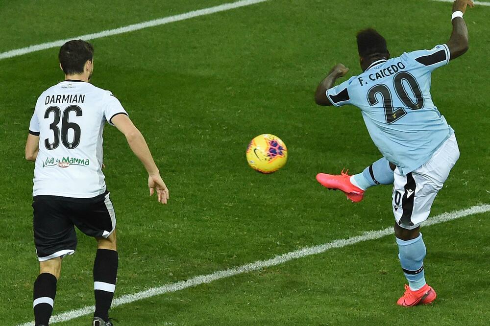 Kaisedo pogađa na "Tardiniju", Foto: Flashscore.com