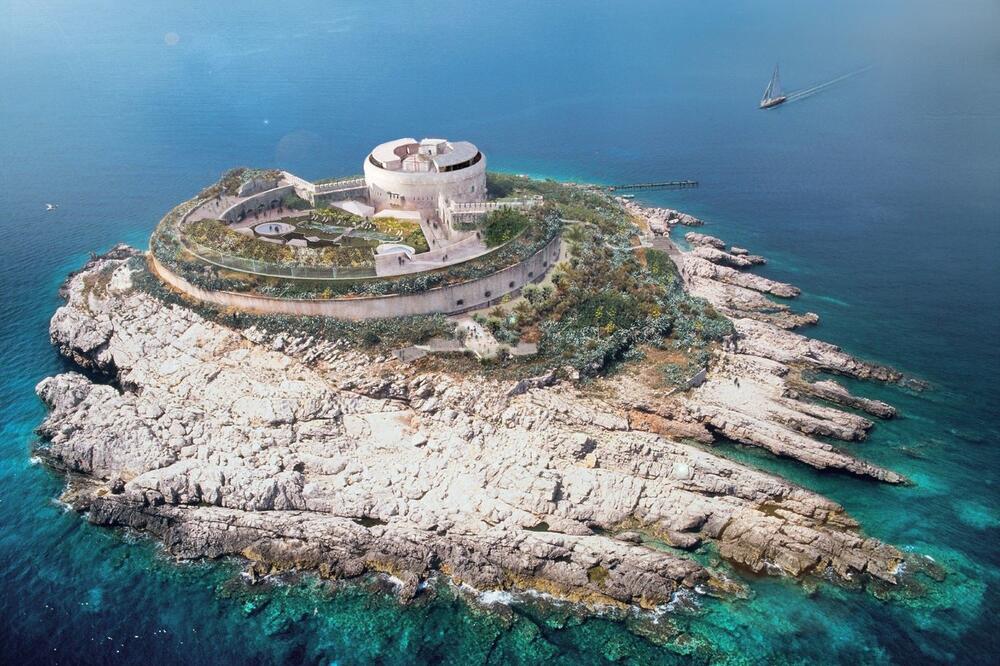 Plan da autentično i unikatno mjesto dobije šansu za novi život”: Budući izgled ostrva sa tvrđavom, Foto: OHM Mamula Crna Gora