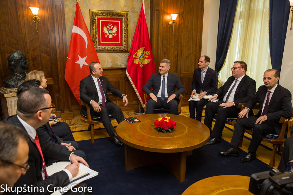 Čavušoglu i Brajović, Foto: Igor Šljivančanin