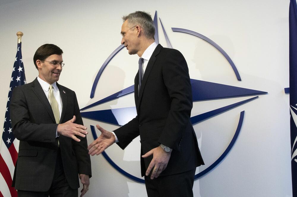 Mark Esper i Jens Stoltenberg, Foto: Beta/AP