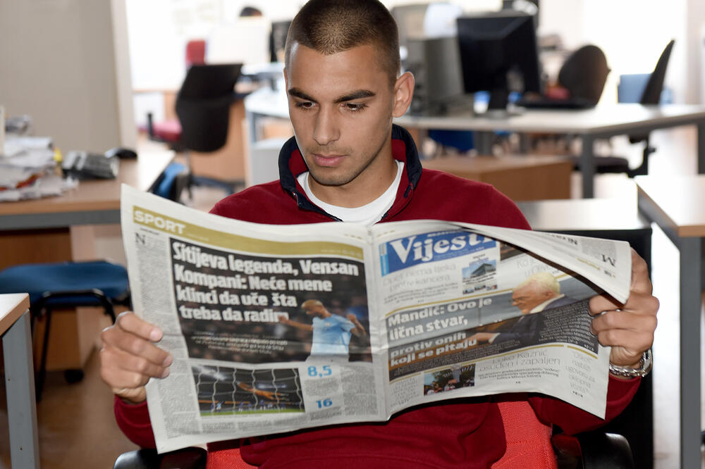 Stefan Milić, kapiten Budućnosti, Foto: Savo Prelević