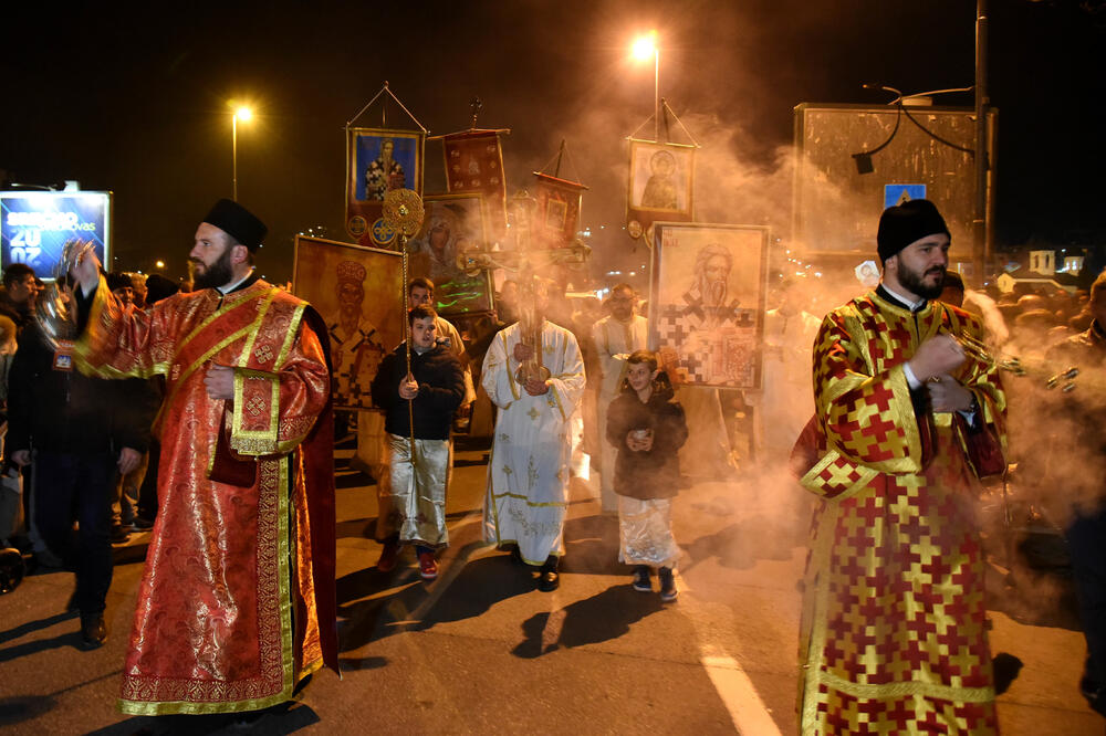 Litija u Podgorici, Foto: Boris Pejović