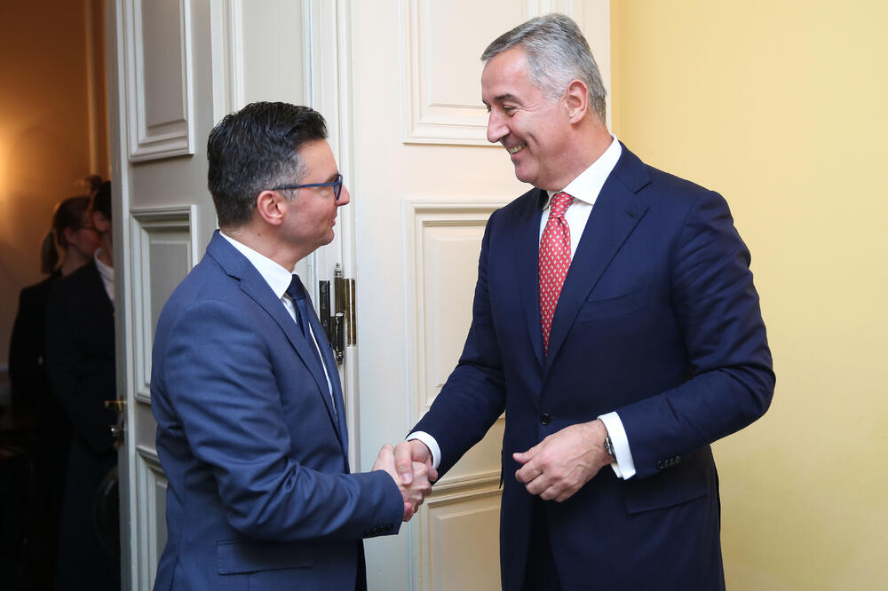 Đukanović i Šarec, Foto: Predsjednik CG