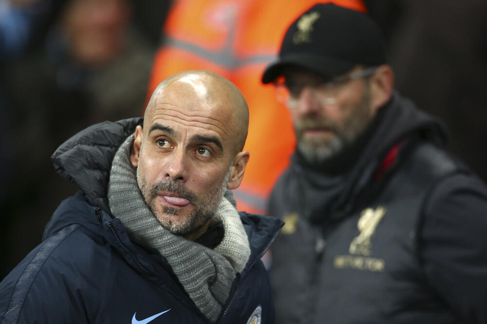 Klop i Gvardiola, Foto: AP