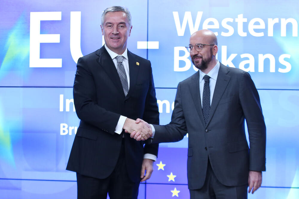 Đukanović i Mišel, Foto: Služba za informisanje predsjednika Crne Gore