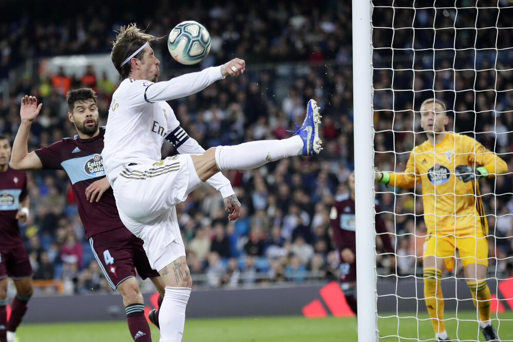 Serhio Ramos na večerašnjoj utakmici, Foto: Beta/AP