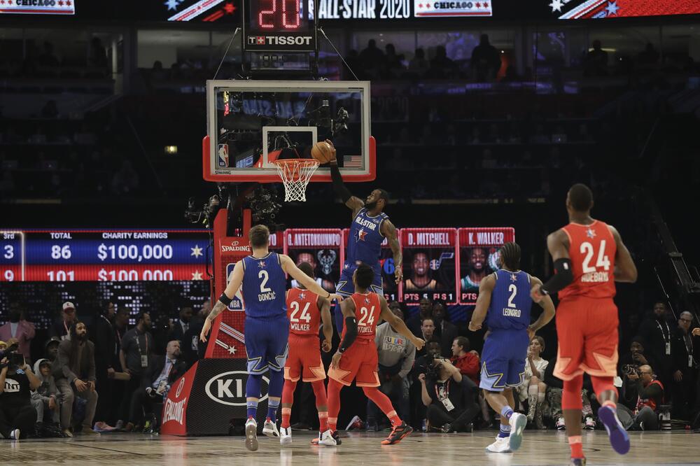 Džejms zakucava, Foto: BETA/AP