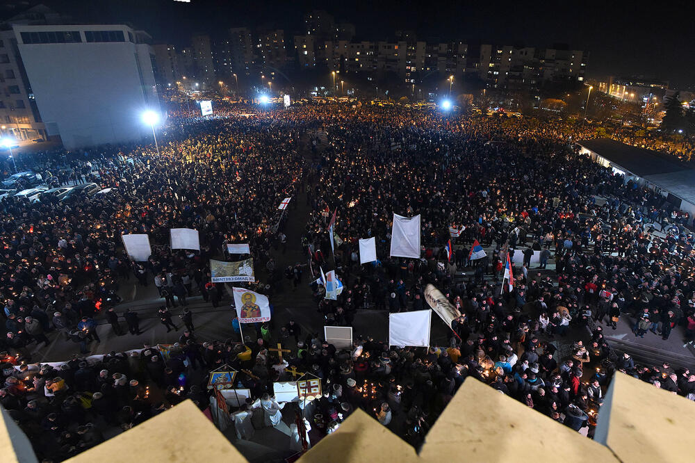 Litija u Podgorici, Foto: Luka Zeković