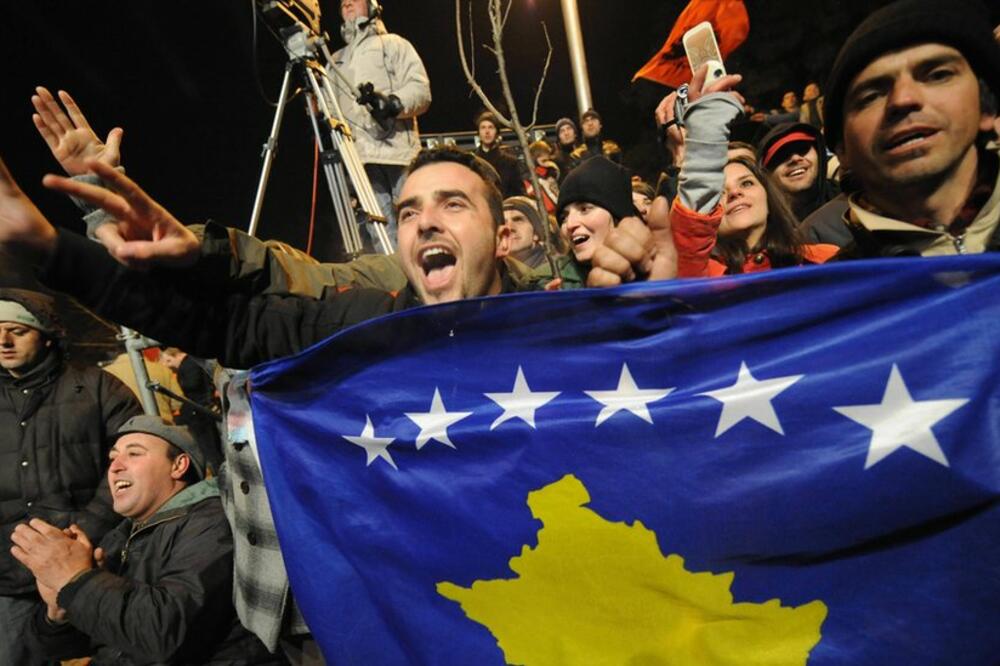 Građani Prištine slave proglašenje nezavisnosti Kosova, Foto: DANIEL MIHAILESCU/AFP via Getty Images