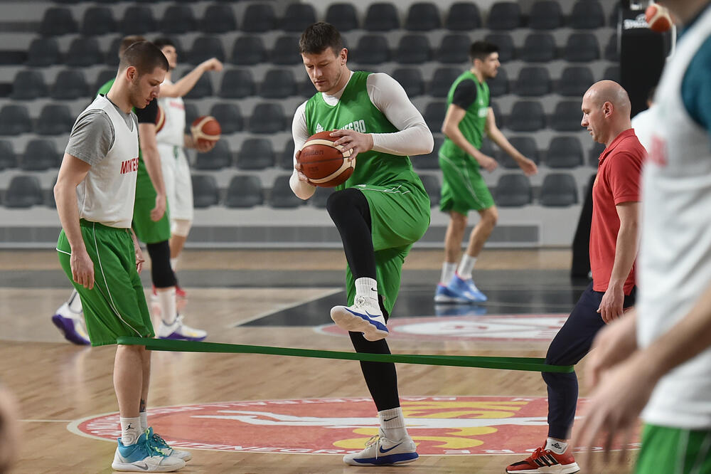 Suad Šehović i Nikola Ivanović na današnjem treningu, Foto: Sasa Matic