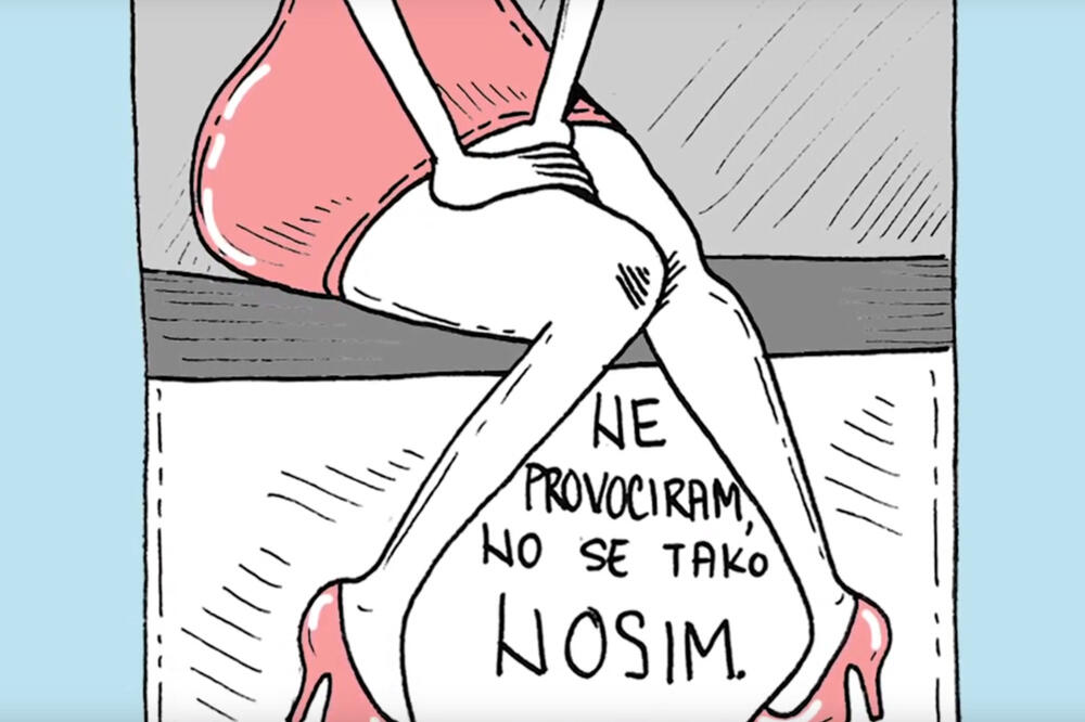 Detalj iz spota "Osvijetlimo mrak seksualnog nasilja"., Foto: Screenshot