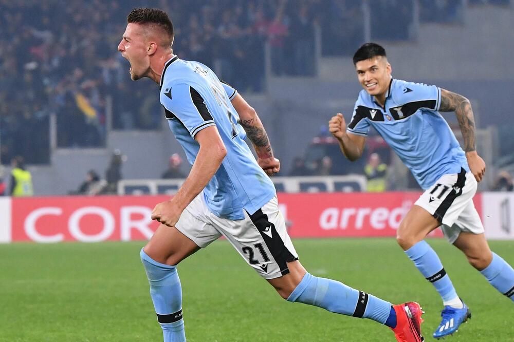 Junak Rimljana: Sergej Milinković-Savić, Foto: Twitter.com