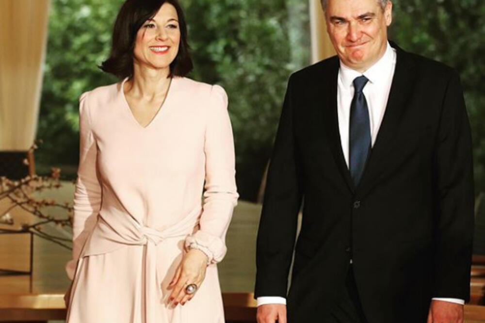 Sanja Musić Milanović i Zoran Milanović na inauguraciji, Foto: Instagram