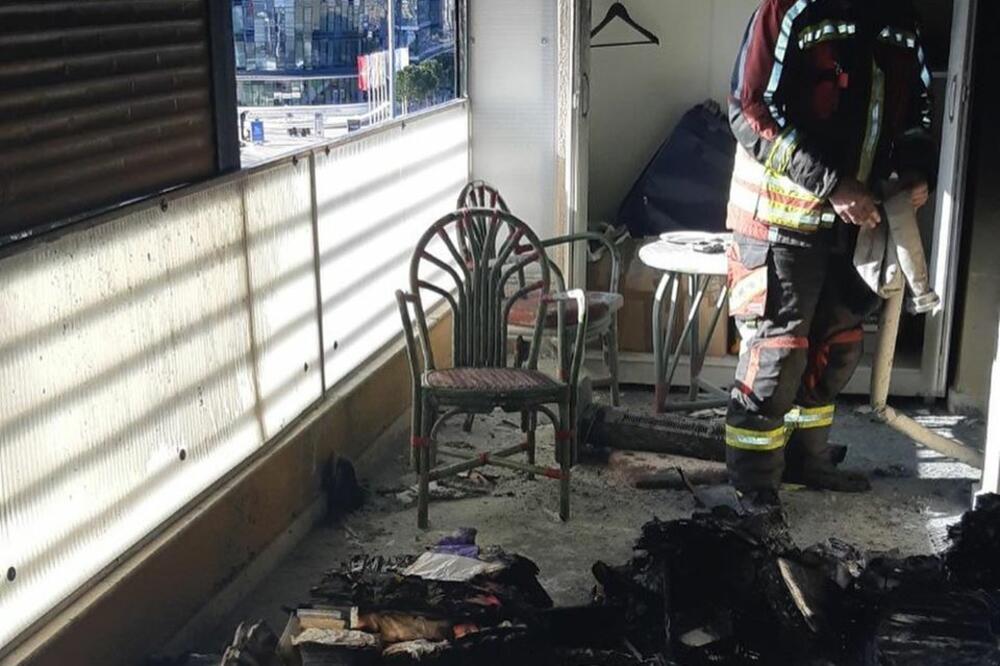 Požar izbio u stanu, Foto: SZS Glavnog grada