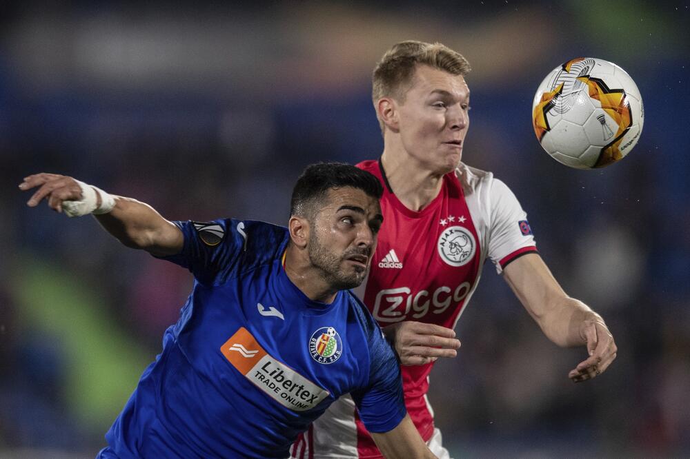 Detalj sa večerašnje utakmice, Foto: Beta/AP