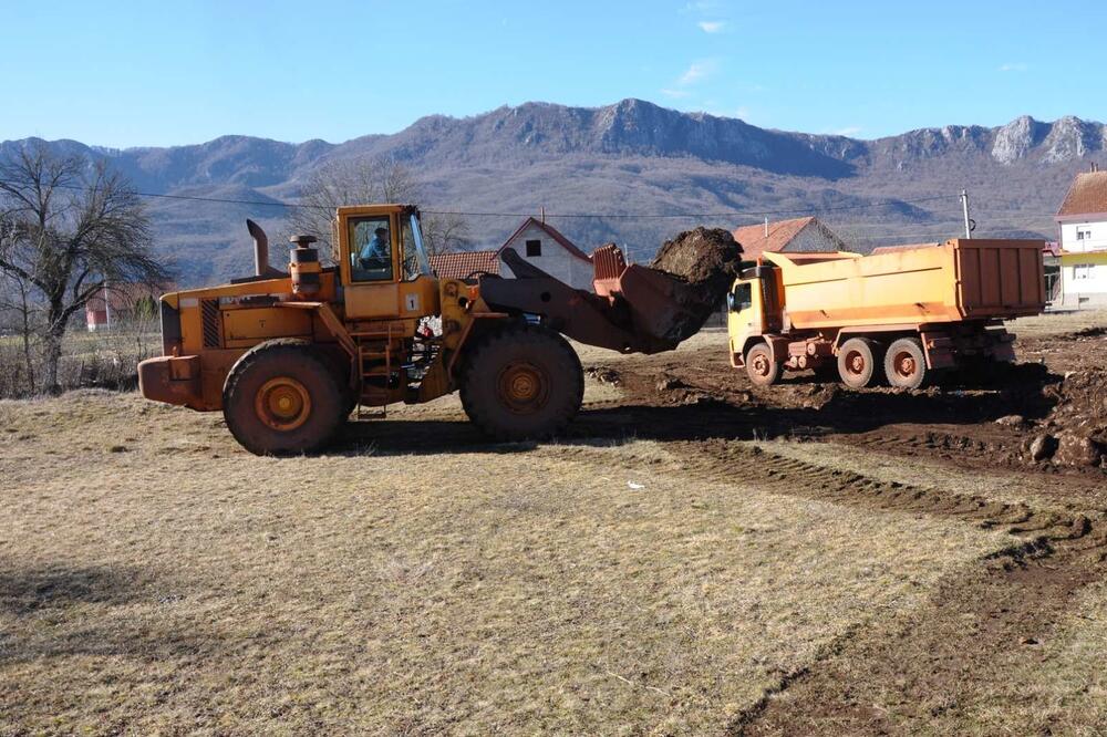 Radovi na izgradnji budućeg terena, Foto: Svetlana Mandić