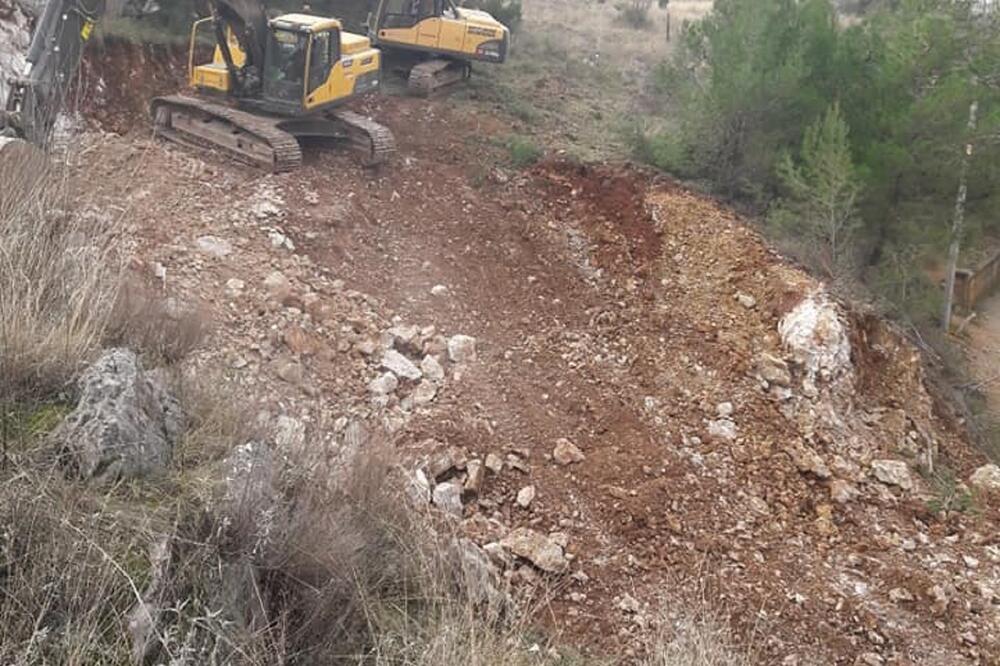 Radovi na brdu Gorica, Foto: Privatna arhiva