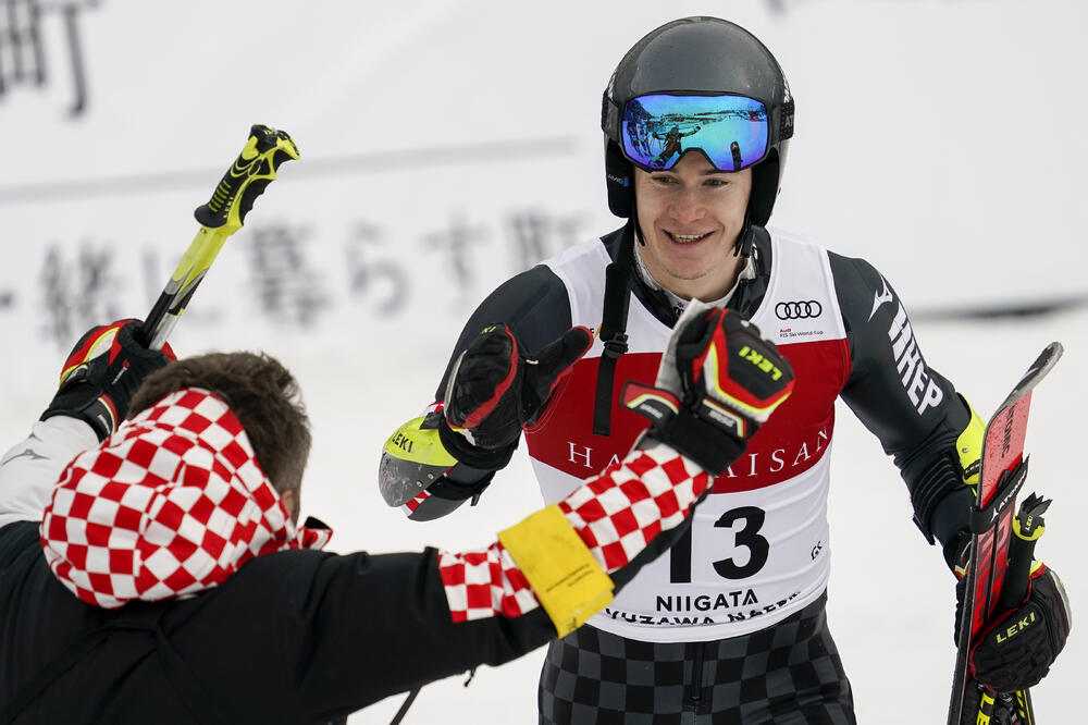 Zubčić slavi pobjedu, Foto: AP