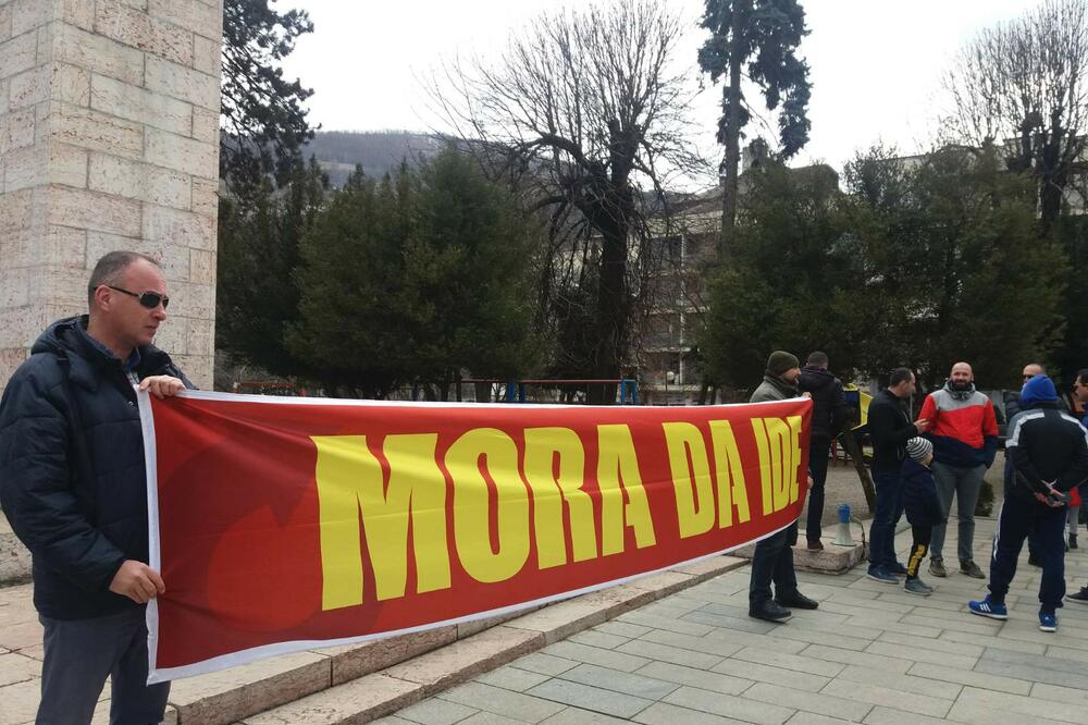 Sa protesta, Foto: Jadranka Ćetković
