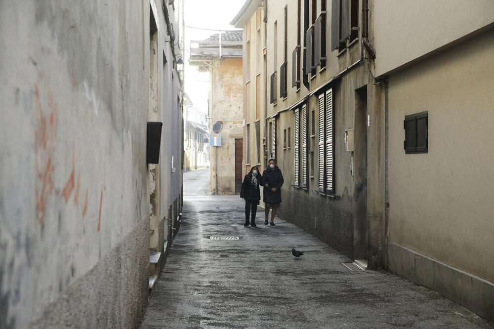 Detalj iz grada Kodonjo na sjeveru Italije, Foto: BETA/AP