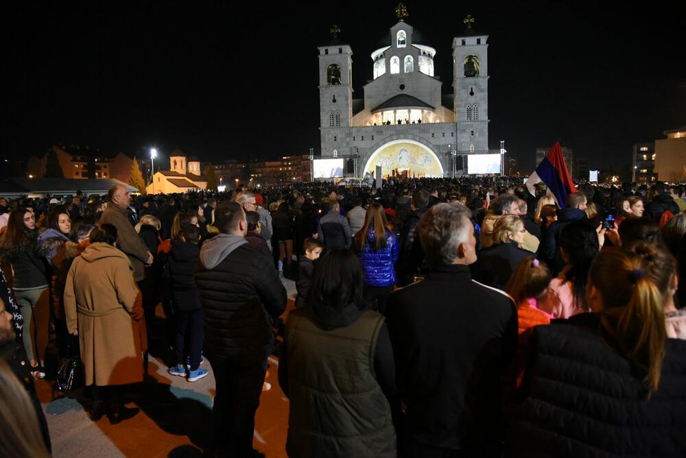 Sa litije u Podgorici