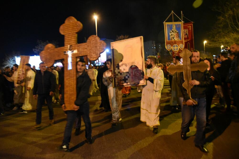 Sa litije u Podgorici