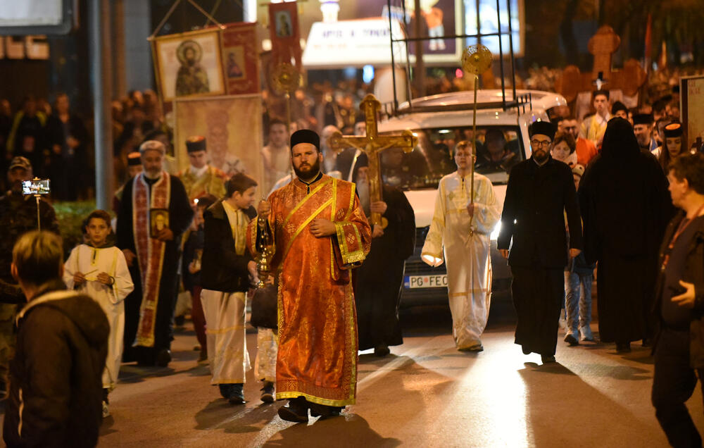 Sa litije u Podgorici