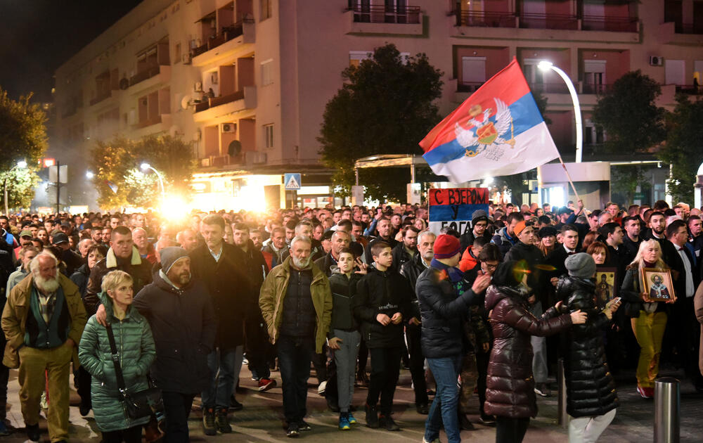 Sa litije u Podgorici