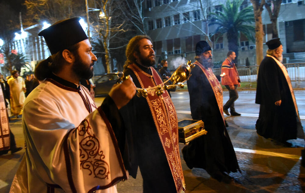 Sa litije u Podgorici