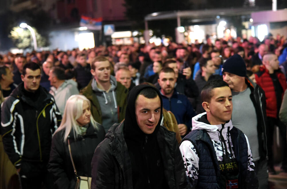 Sa litije u Podgorici