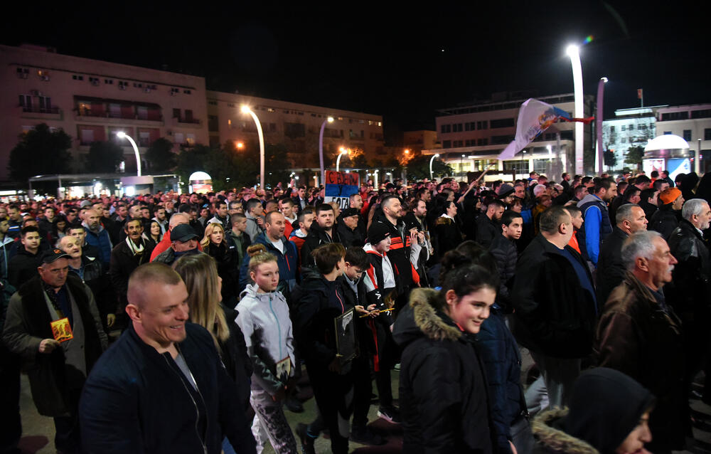 Sa litije u Podgorici