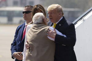 FOTO Pogledajte kako je Tramp toplo dočekan u Indiji