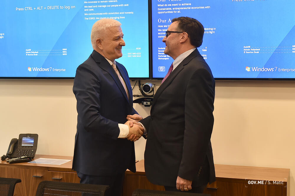 Marković i Palmer, Foto: Vlada Crne Gore