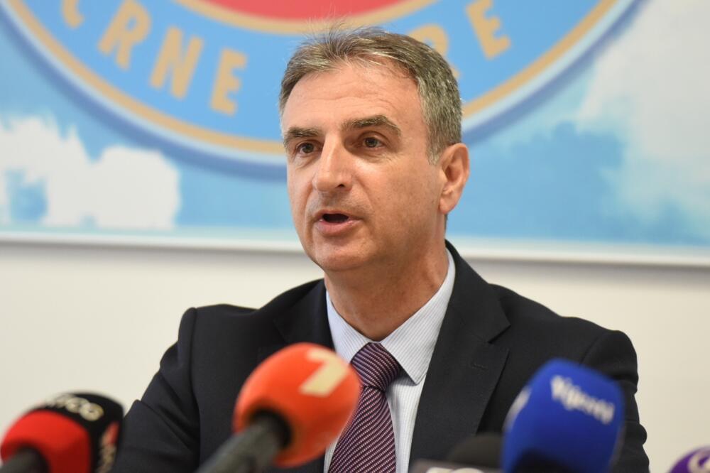 Mugoša na danšnjem presu, Foto: Savo Prelević