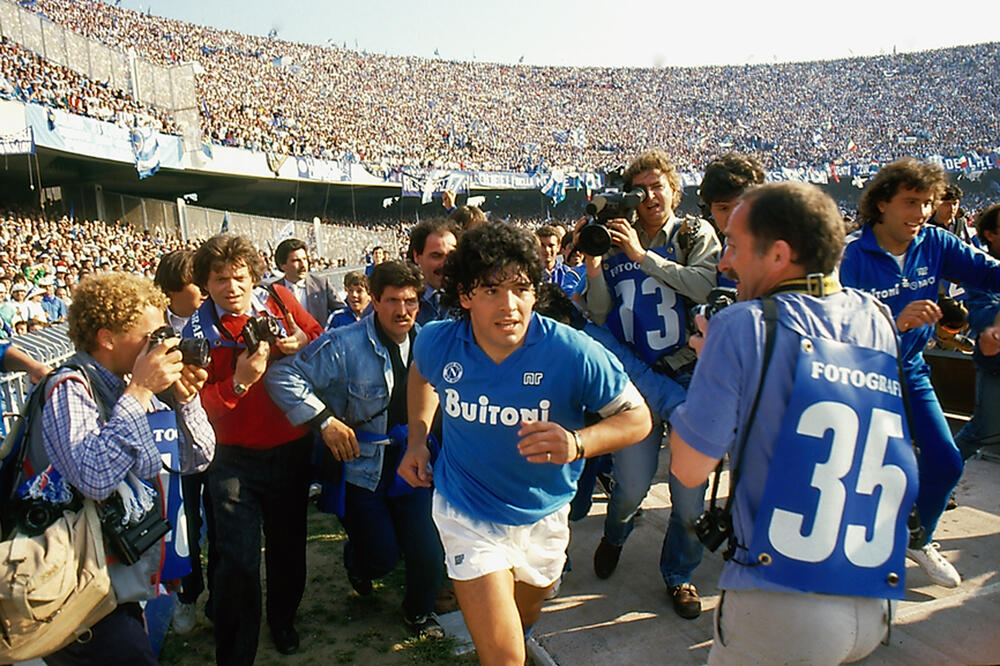 Vrijeme kada je Maradona nosio dres Napolija, Foto: Beta/AP