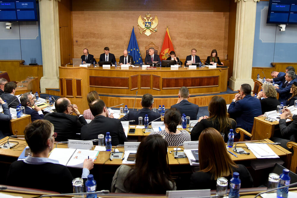 Sa današnje sjednice, Foto: Luka Zeković