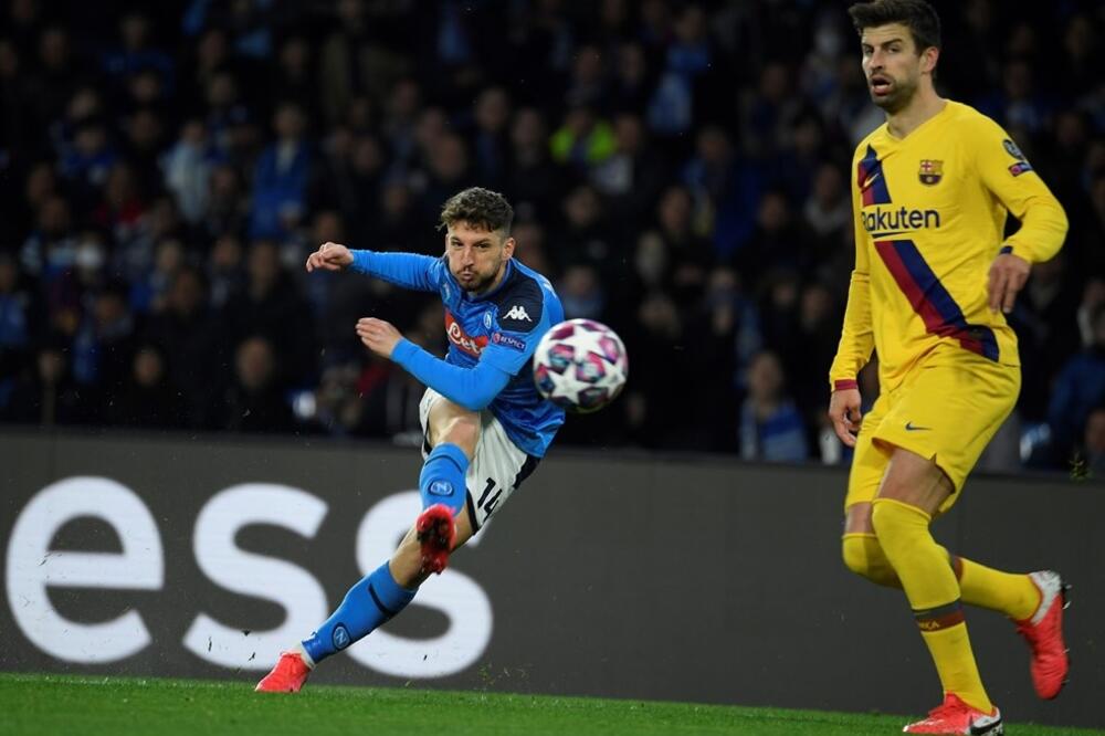 Majstorija, kasnije i povreda Drisa Mertensa, Foto: Twitter.com