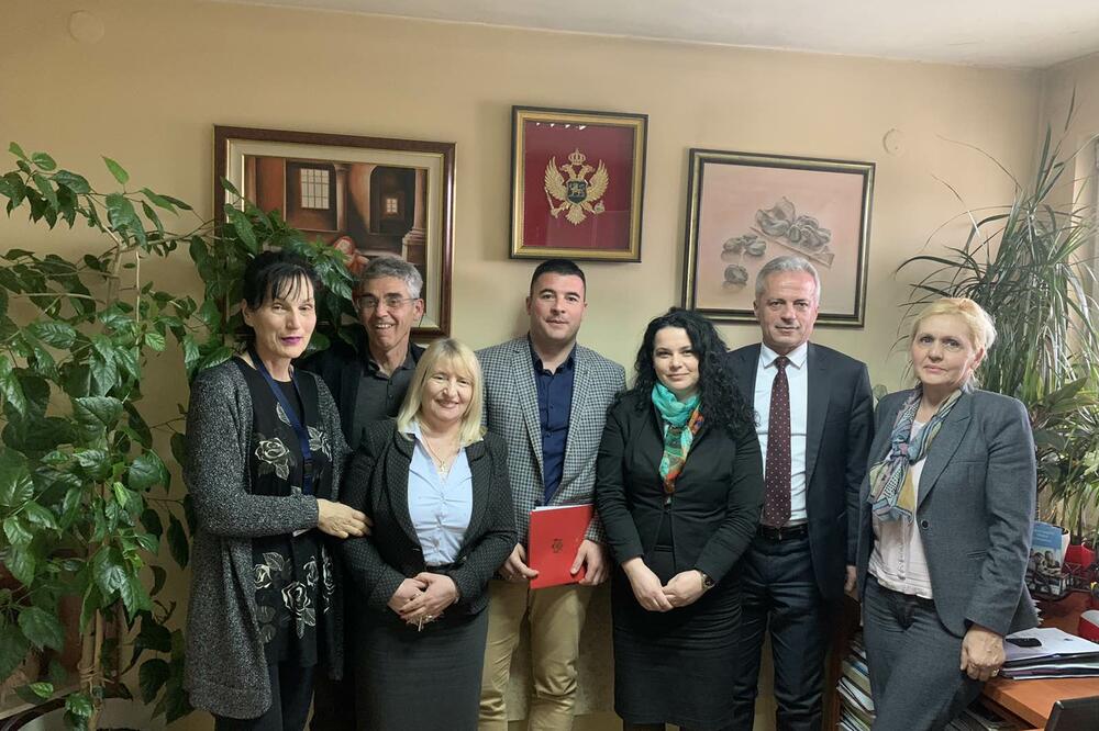 Purišić u Centru za socijalni rad, Foto: Ministarstvo rada i socijalnog staranja