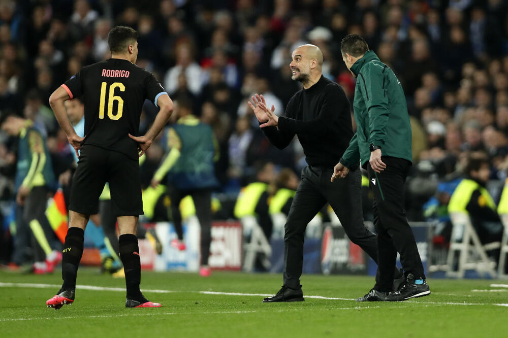 Gvardiola na Bernabeuu, Foto: AP