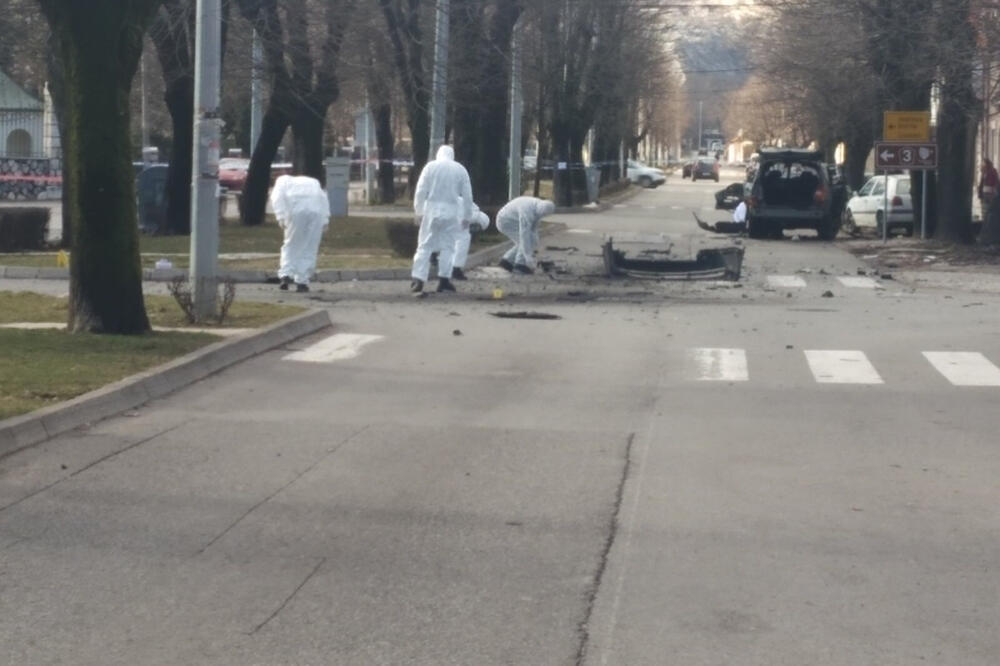 Uviđaj juče nakon eksplozije na Cetinju, Foto: Svetlana Đokić
