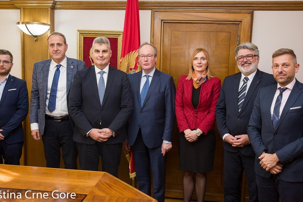 Brajović i Popović sa delegacijom ALDE, Foto: Skupština Crne Gore