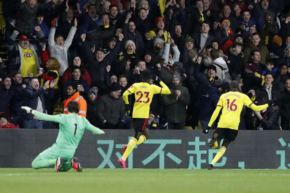 Slavlje fudbalera Votforda, Foto: AP