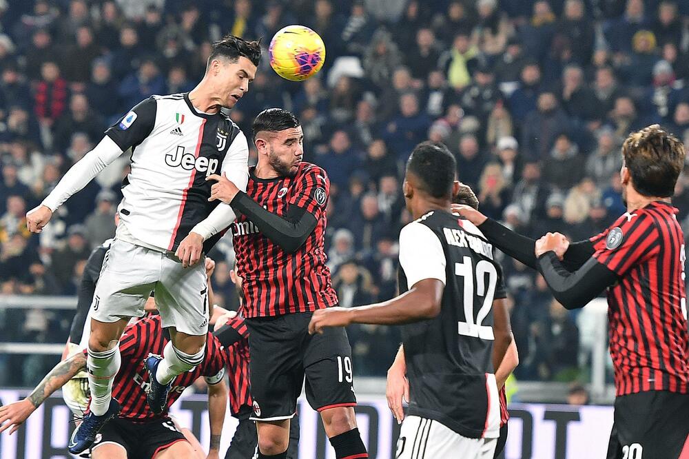 Sa meča Milan - Juventus, Foto: ANSA
