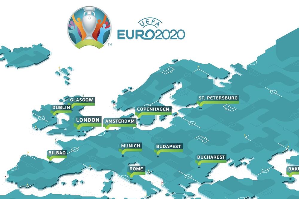 Euro 2020. igraće se u 12 zemalja, u 12 gradova