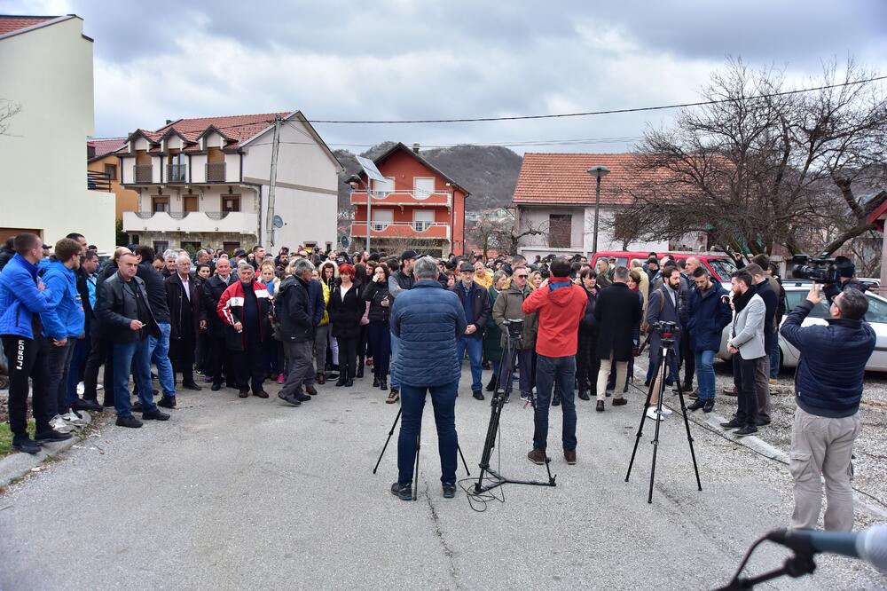 Sa današnjeg protesta, Foto: URA