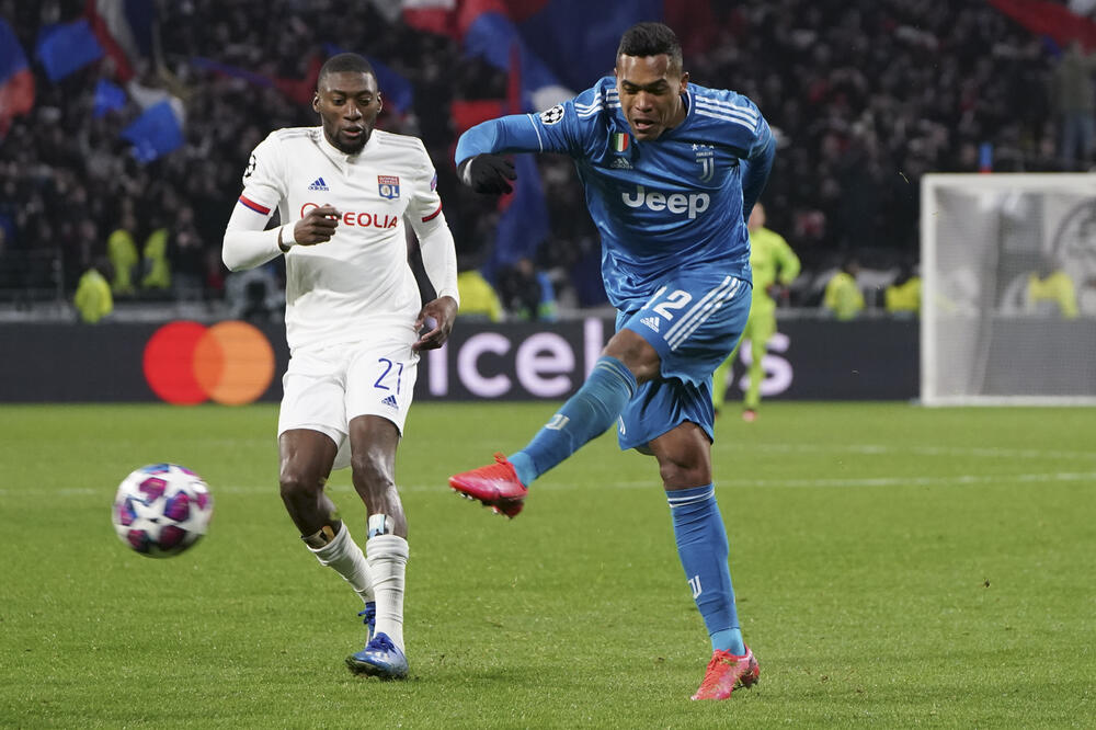 Detalj sa prvog meča Liona i Juventusa, Foto: Beta/AP