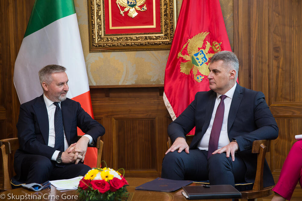 Guerini i Brajović, Foto: Skupština Crne Gore